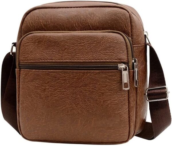 WYFDP Men's Fashion PU Leather Shoulder Bag: A Stylish and Functional Crossbody Handbag for the Modern Man